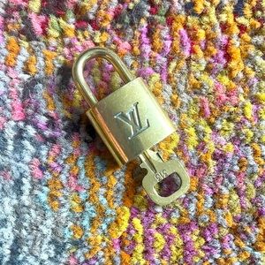 Louis Vuitton Gold Brass Lock & Key # 313 Lucky 13 🫶